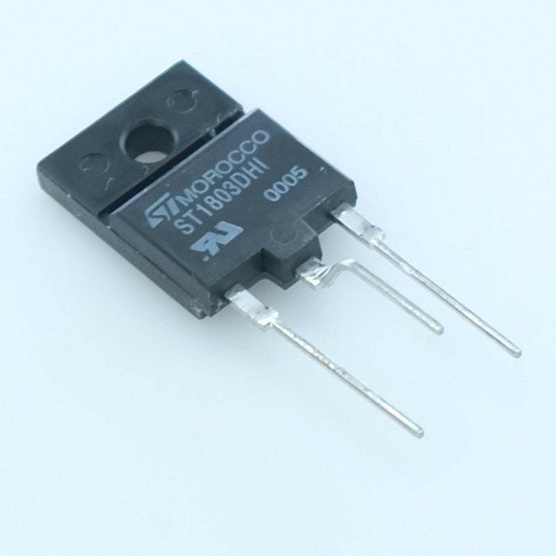 ST1803DHI Transistor BJT NPN 600V 10A TO-218FP STMicroelectronics