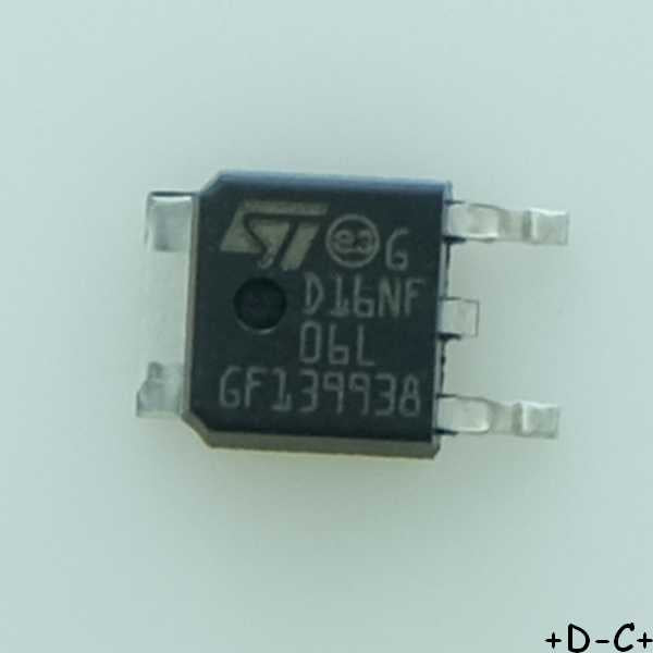 STD16NF06L Transistor 60V 24A DPAK STM RoHS
