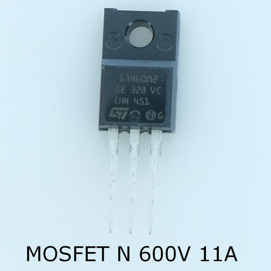 STF13N60M2 Transistor MOSFET canal N 600V 11A TO-220FP STM