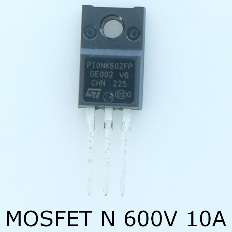 STP10NK60ZFP Transistor MOSFET N 600V 10A 0.65ohm TO-220FP STM - Distri-Compo