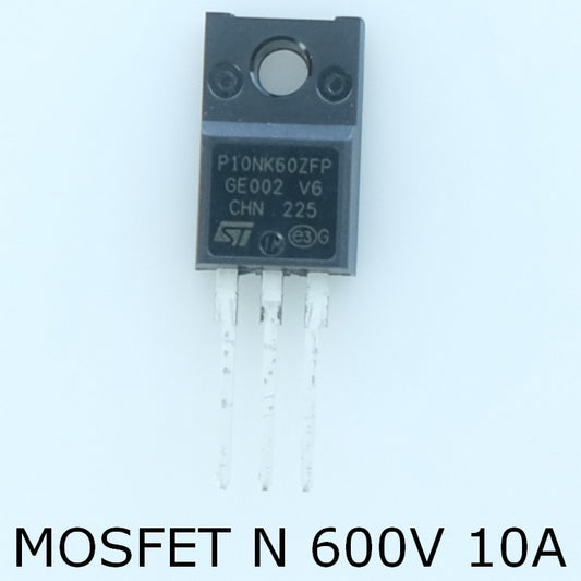 STP10NK60ZFP Transistor MOSFET N 600V 10A 0.65ohm TO-220FP STM - Distri-Compo