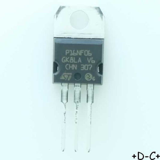 STP16NF06 Transistor MOSFET N-CH 60V 16A  TO-220AB STM RoHS