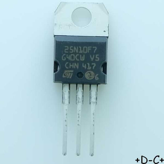 STP25N10F7 Transistor MOSFET N-CH 100V 25A TO-220AB STM RoHS