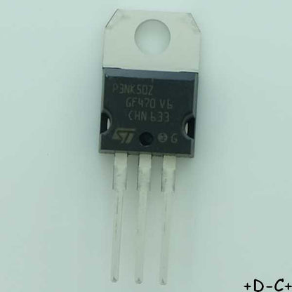 STP3NK50Z Transistor MOSFET N-CH 500V 2.3A TO-220AB STM RoHS