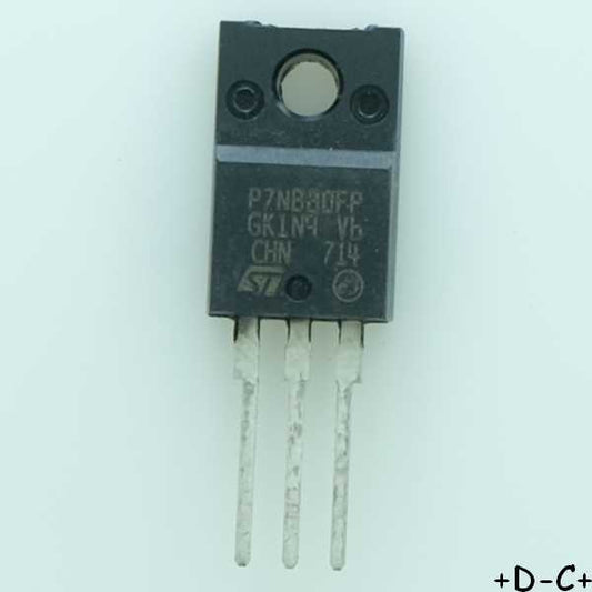 STP7NB80FP Transistor Mosfet 800V -6.5A TO-220FP STM RoHS