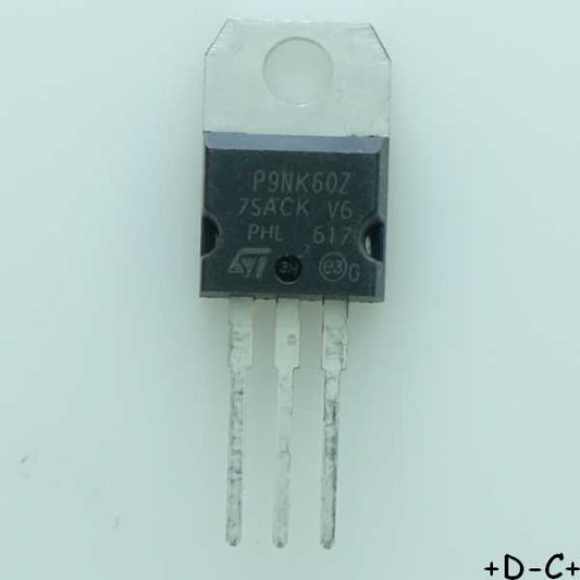 STP9NK60Z Transistor Mosfet N 600V 7A 0.85ohm TO-220 STM