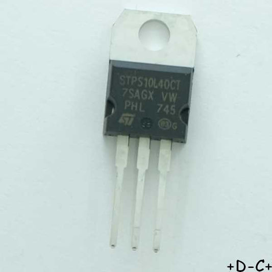 STPS10L40CT Diode Schottky 40V 10A TO-220AB STM RoHS