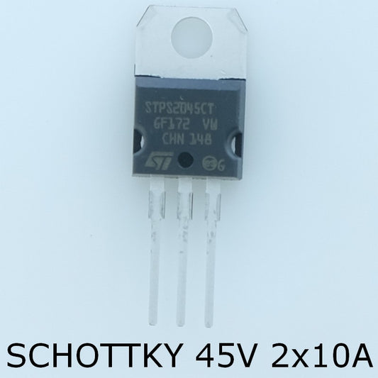 STPS2045CT Diode Schottky 45V 20A TO-220AB STM - Distri-Compo