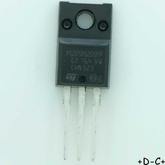 STPS20SM120SFP Diode Schottky 120V 20A TO-220FPAB STM RoHS