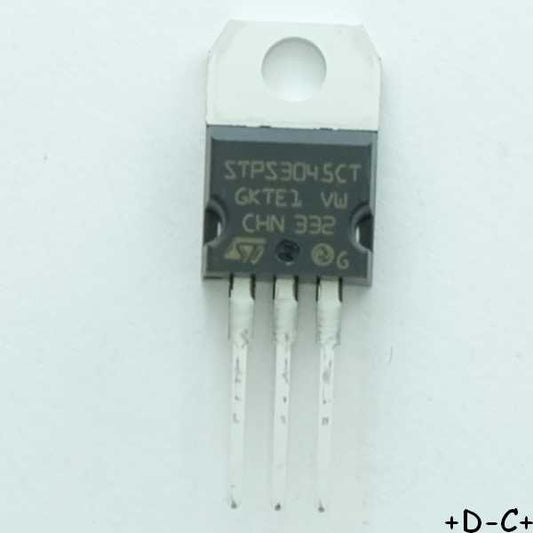 STPS3045CT Diode Schottky 45V 30A TO-220AB STM RoHS