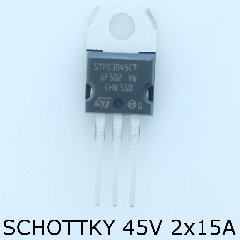 STPS3045CT Diode Schottky 45V 30A TO-220AB STM - Distri-Compo