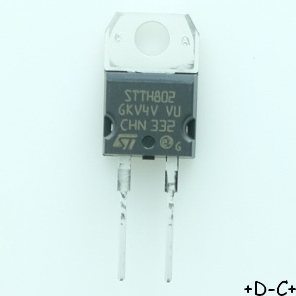 STTH802D Diode rapide 200V 8A TO-220AC STM