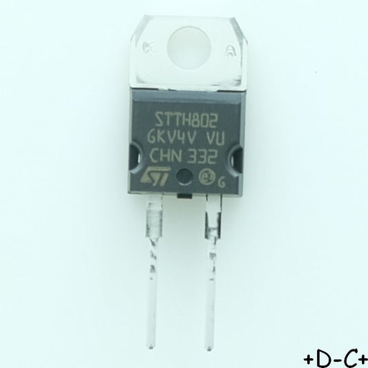 STTH802D Diode rapide 200V 8A TO-220AC STM