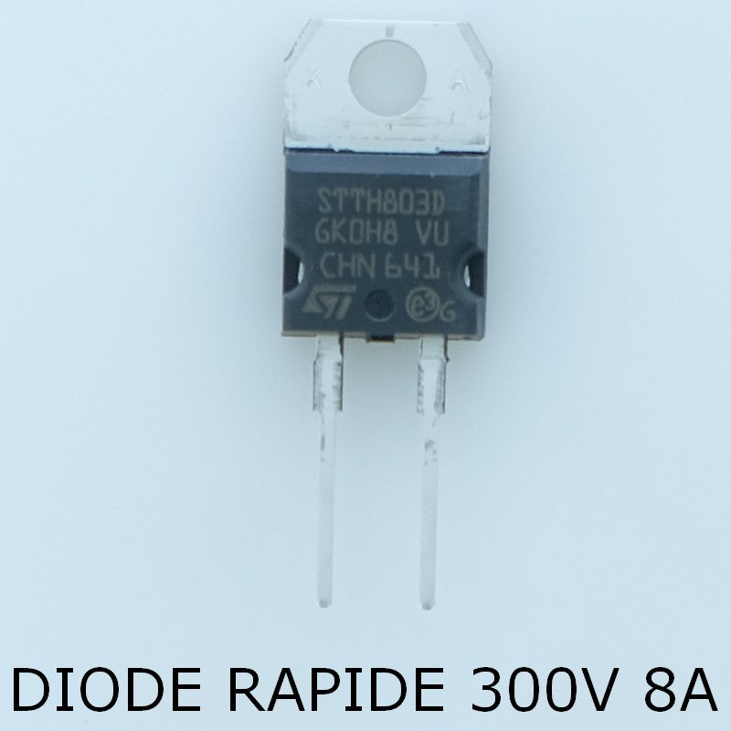 STTH803D Rectifier Diode Switching 300V 8A TO-220AC STM - Distri-Compo