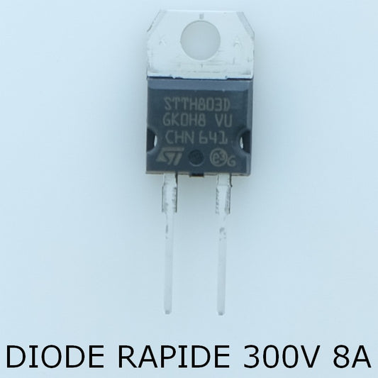 STTH803D Rectifier Diode Switching 300V 8A TO-220AC STM - Distri-Compo