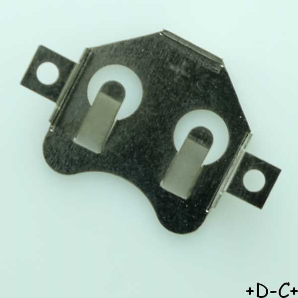Support pile bouton 20mm version SMD
