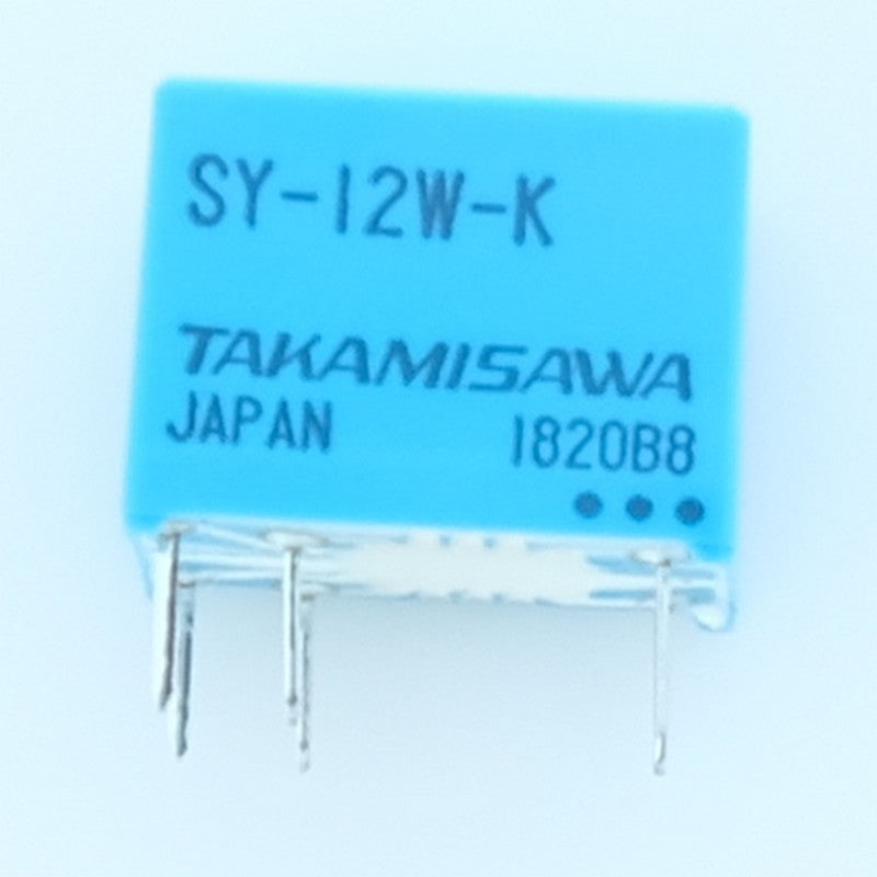 SY12WK relais subminiature 12VDC 960ohms 1 pole 1A Fujitsu Takamisawa - Distri-Compo
