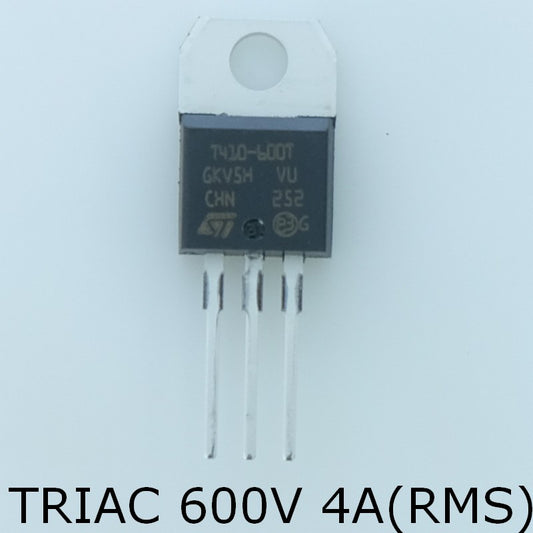 T410-600T Triac 600V 4A(RMS) 31A TO-220AB STM - Distri-Compo