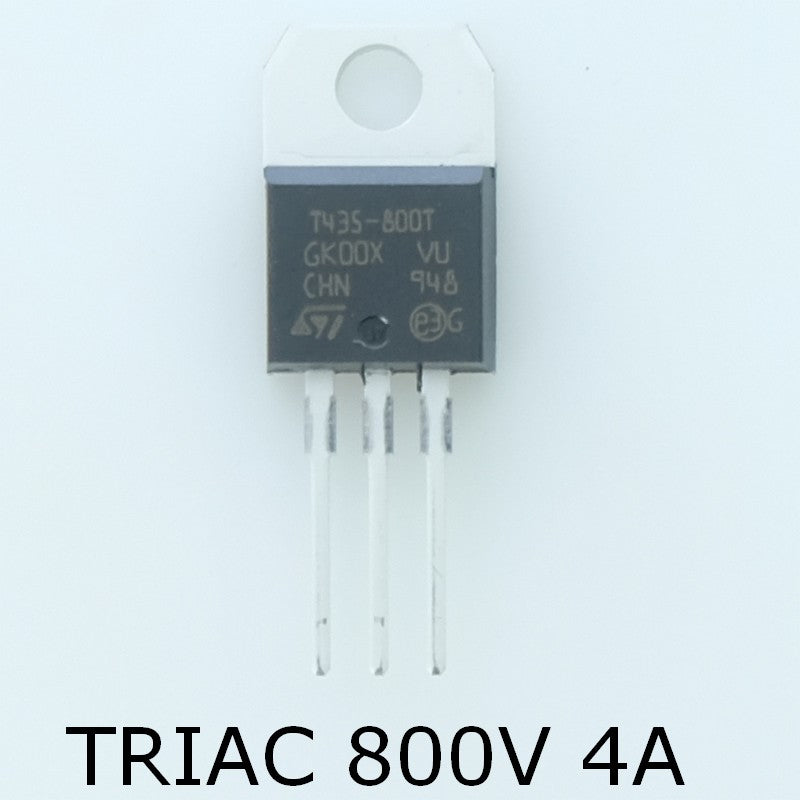 T435-800T Triac 800V 4A TO-220AB STM - Distri-Compo