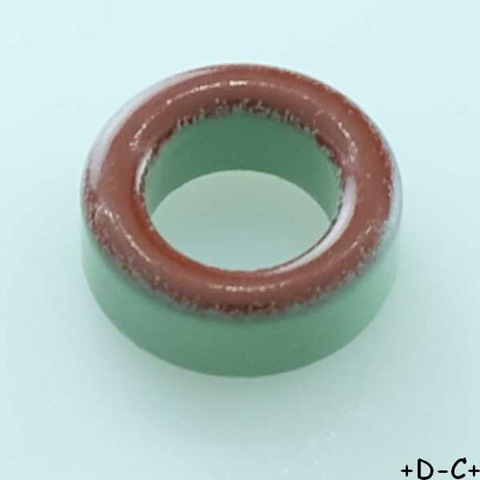 T50-18 Tore rouge vert 12.70x7.70x4.83mm AL 42nH/100