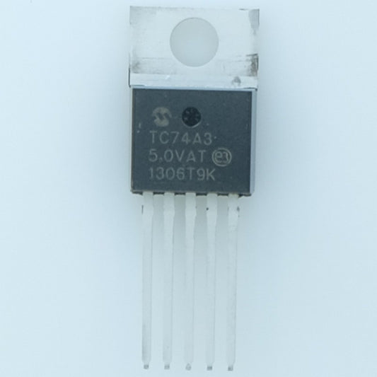 TC74A3-5.0VAT Temp Sensor Digital Serial TO-220 Microchip - Distri-Compo