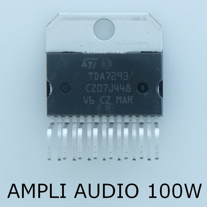 TDA7293V Amplificateur audio DMOS 1 canal 100W Multiwatt-15 STM - Distri-Compo