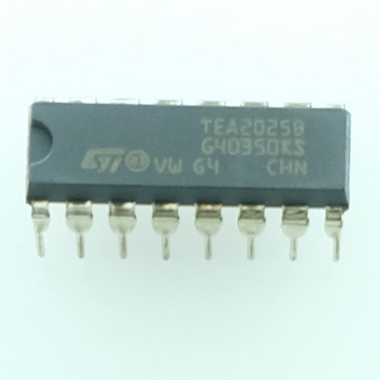 TEA2025B Stereo audio amplifier DIP-16 STM RoHS