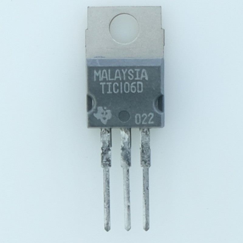TIC106D Thyristor (SCR) sensible 400V 5A 200µA TO-220 Texas - Distri-Compo