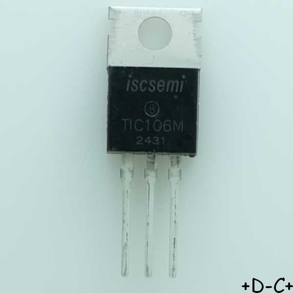 TIC106M Thyristor 650V 5A TO-220AB Inchange