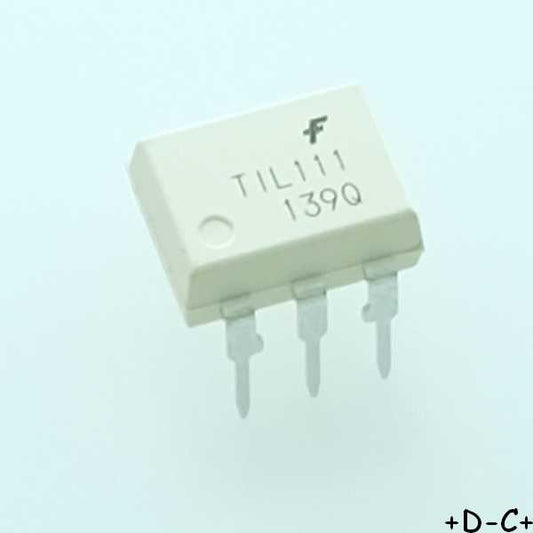 TIL111 Optocoupleur sortie transistor DIP-6 Fairchild