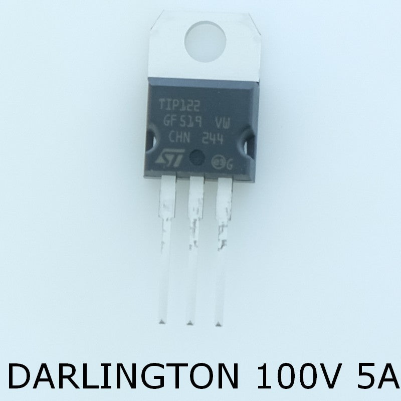 TIP122 Transistor Darlington NPN 100V 5A TO-220 STM