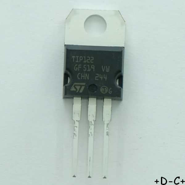 TIP122 Transistor NPN Darlington 100V 5A TO-220 STM RoHS