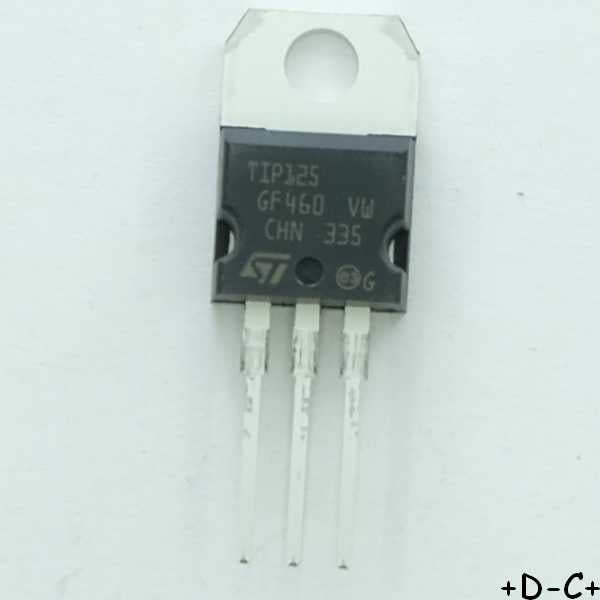 TIP125 Transistor PNP 60V 5A 2W TO-220 STM RoHS