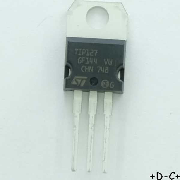 TIP127 Transistor darlington PNP 100V 5A TO-220 STM RoHS