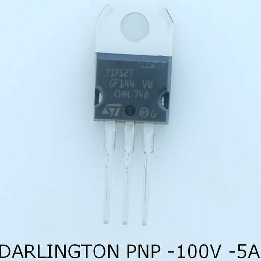 TIP127 Transistor Darlington PNP 100V 5A TO-220 STM