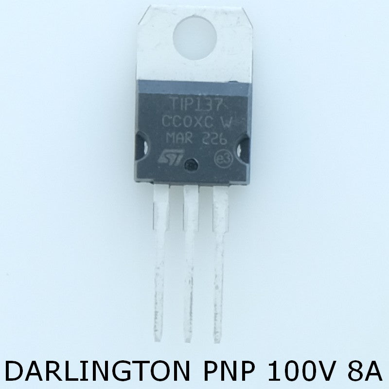 TIP137 Transistor Darlington PNP 100V 8A STM TO-220
