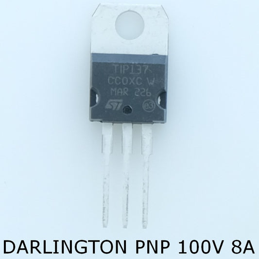 TIP137 Transistor Darlington PNP 100V 8A STM TO-220