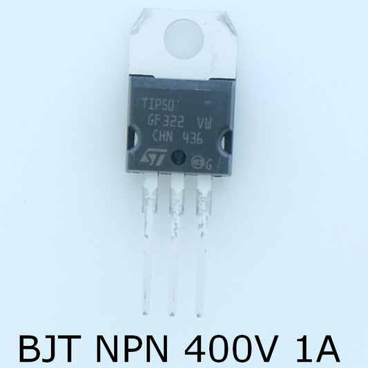 TIP50 Transistor NPN 400V 1A 2W TO-220 STM