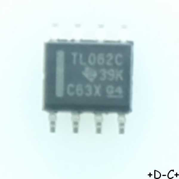 TL062CD  JFET-Input Operational Amplifiers SO-8 Texas RoHS - Distri-Compo