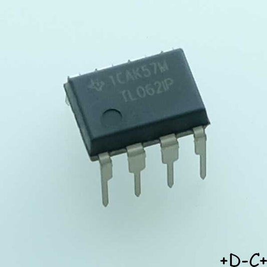 TL062IP Operational Amplifier Dual Low Power DIP-8 Texas RoHS
