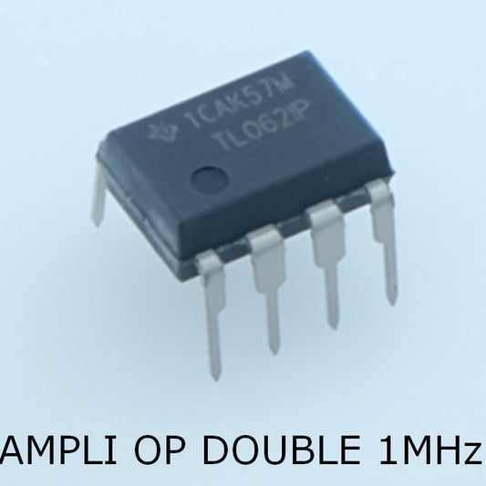 TL062IP Operational Amplifier Dual Low Power DIP-8 Texas - Distri-Compo