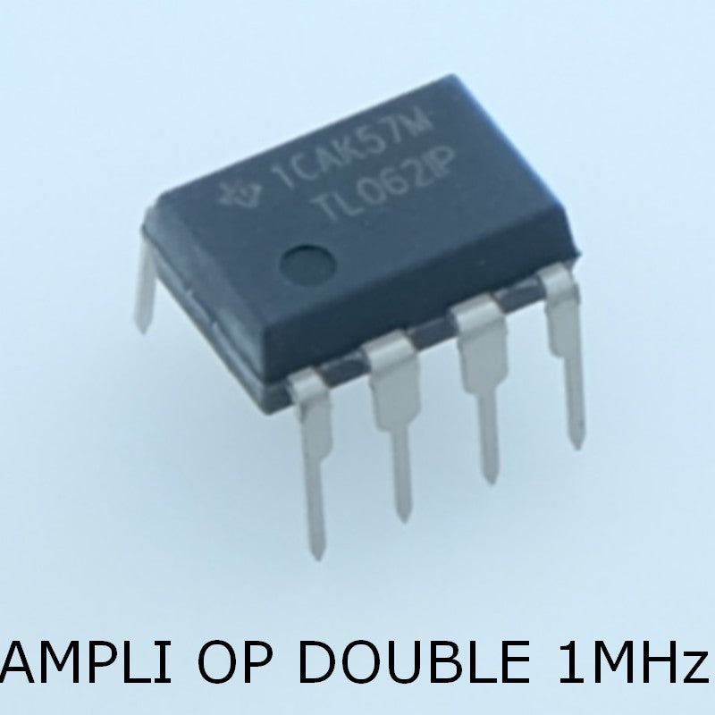 TL062IP Operational Amplifier Dual Low Power DIP-8 Texas - Distri-Compo