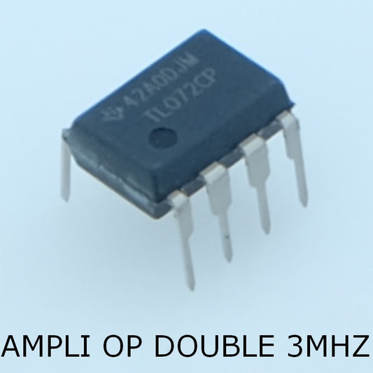 TL072CP Dual low-Noise JFET-Input Operational Amplifiers DIP-8 Texas