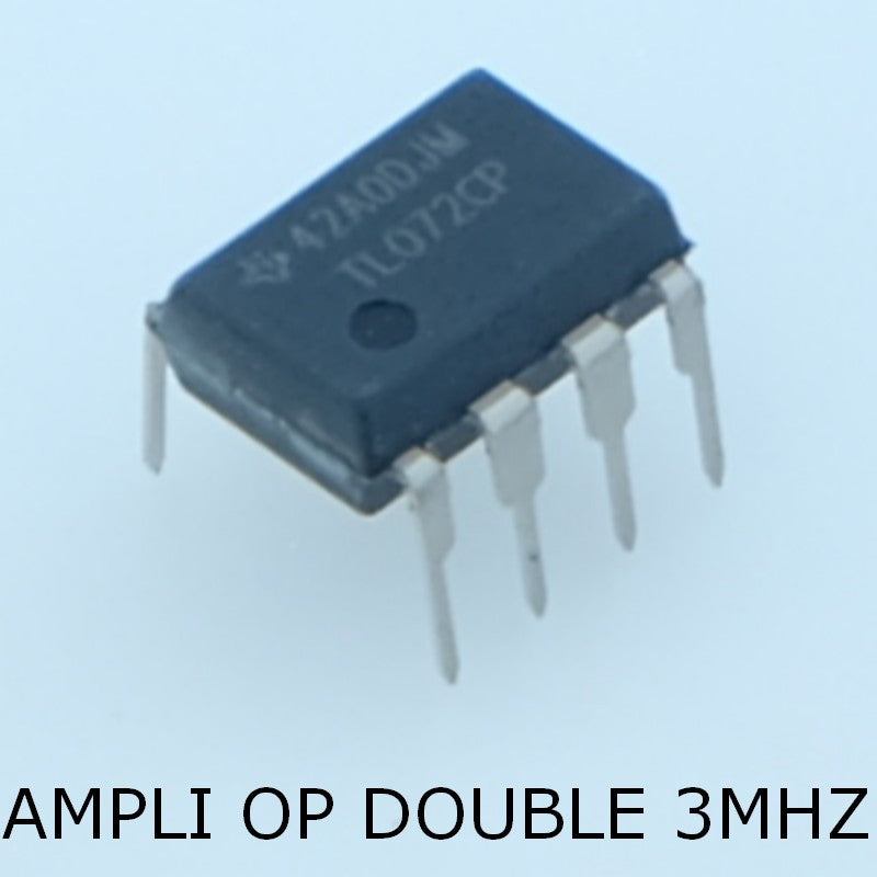 TL072CP Dual low-Noise JFET-Input Operational Amplifiers DIP-8 Texas