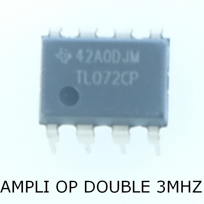 TL072CP Dual low-Noise JFET-Input Operational Amplifiers DIP-8 Texas