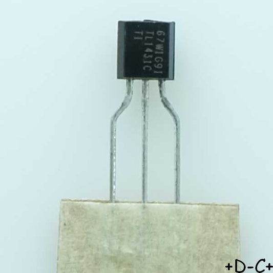 TL1431CLPR V-Ref Adjustable 2.5V to 36V 100mA TO-92 Texas RoHS