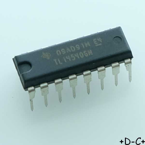 TL145406N Triple RS-232 Drivers/Receivers DIP-16 Texas RoHS