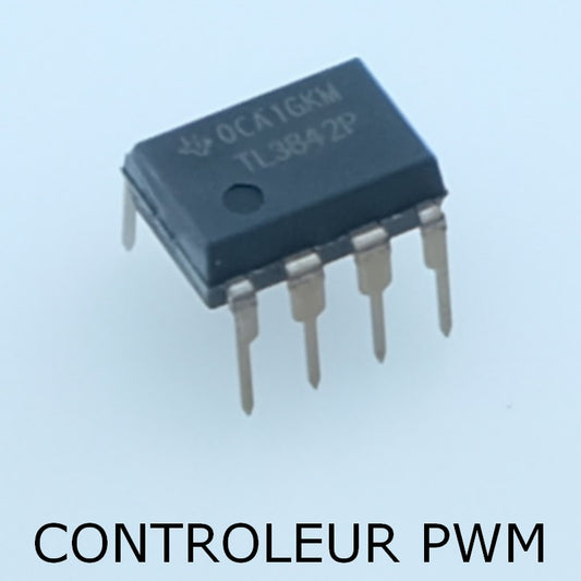 TL3842P Current mode PWM 0V to 30V 200mA 500kHz DIP-8 Texas - Distri-Compo