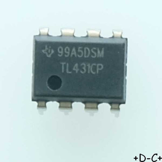 TL431CP V-Ref Adjustable 2.495V to 36V 100mA DIP-8 Texas RoHS