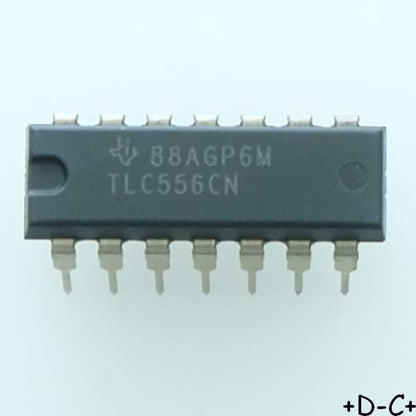 TLC556CN 15V Dual LinCMOS timer DIP-16 Texas RoHS